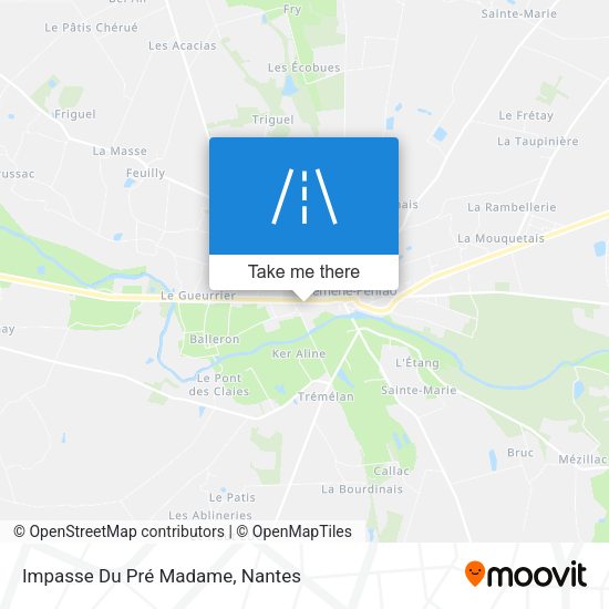 Impasse Du Pré Madame map