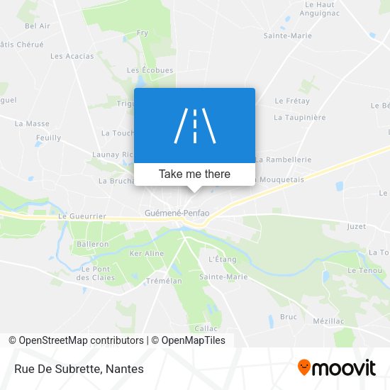 Rue De Subrette map