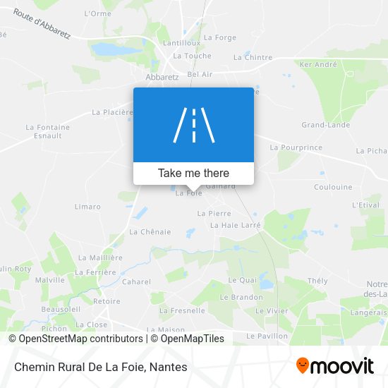 Chemin Rural De La Foie map
