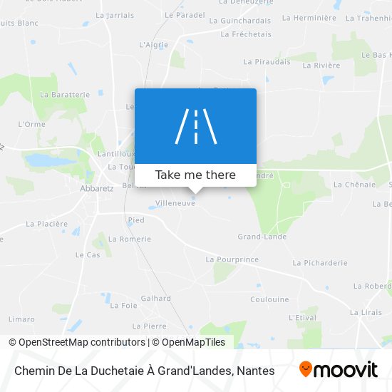 Mapa Chemin De La Duchetaie À Grand'Landes