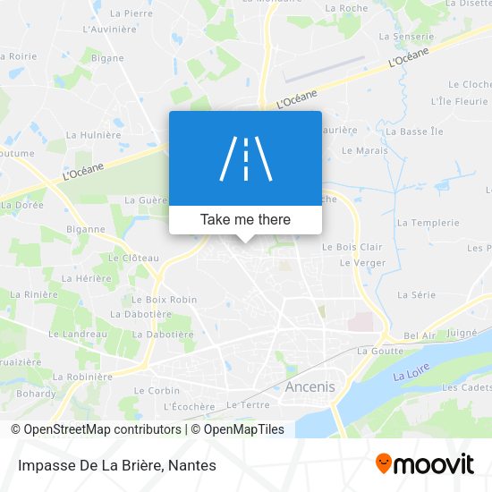 Impasse De La Brière map