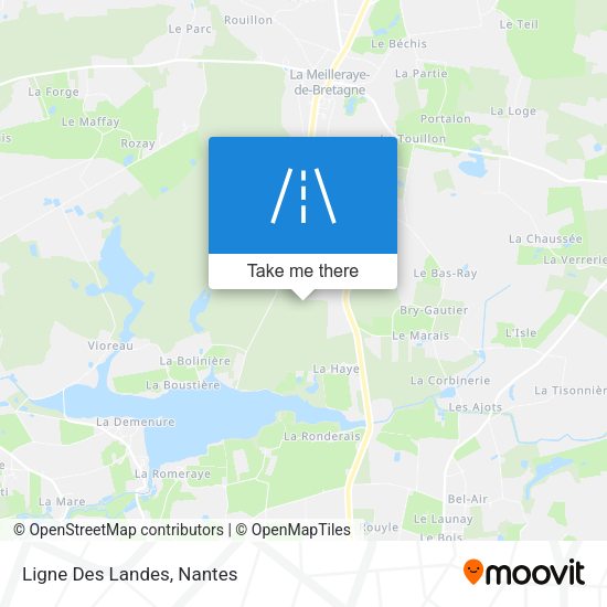 Ligne Des Landes map