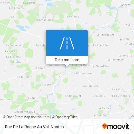 Rue De La Roche Au Val map