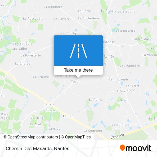 Chemin Des Masards map