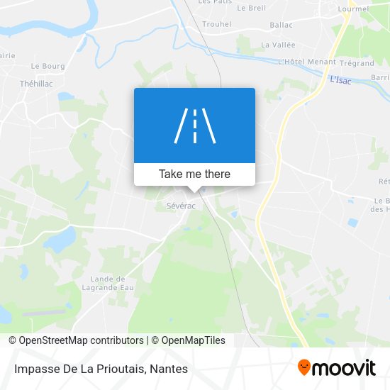 Impasse De La Prioutais map