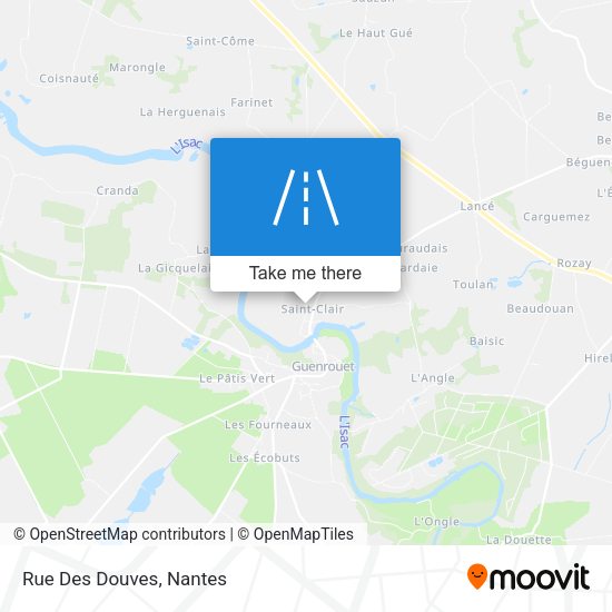 Rue Des Douves map