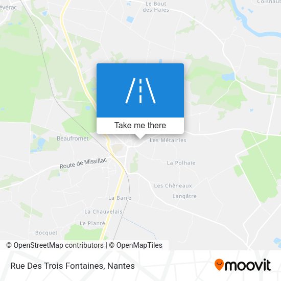 Rue Des Trois Fontaines map