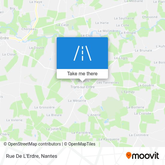 Rue De L'Erdre map
