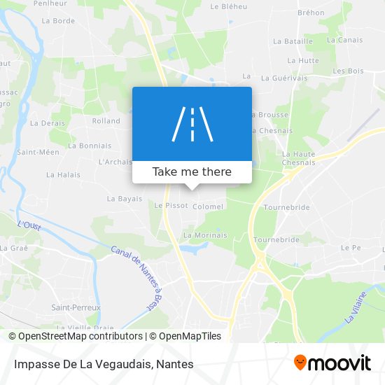 Mapa Impasse De La Vegaudais