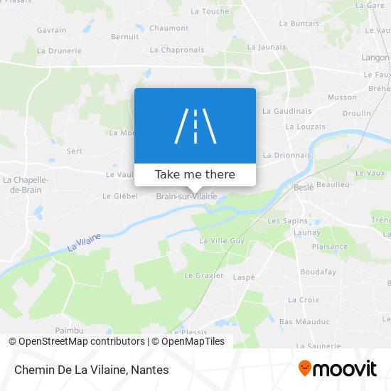 Chemin De La Vilaine map