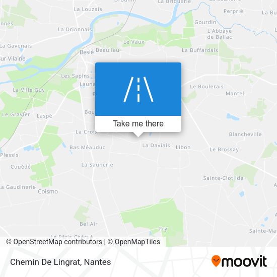 Chemin De Lingrat map