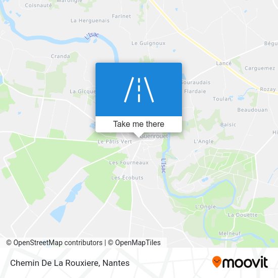 Chemin De La Rouxiere map