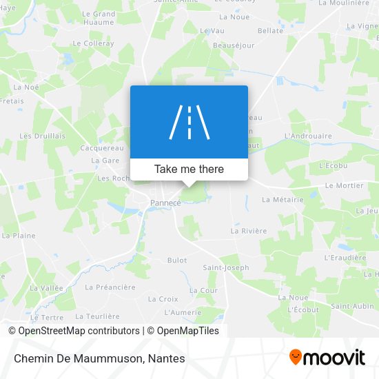 Chemin De Maummuson map
