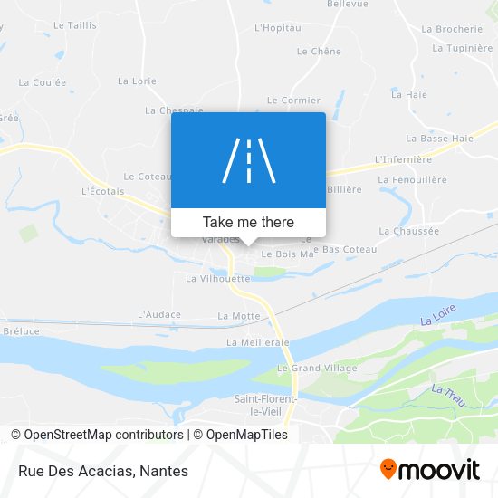 Rue Des Acacias map