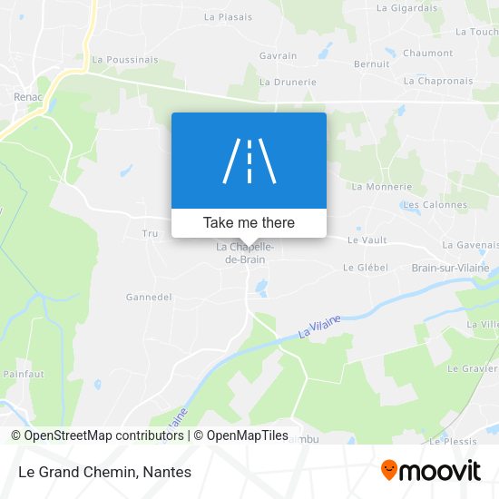 Le Grand Chemin map