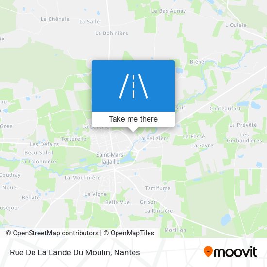 Rue De La Lande Du Moulin map
