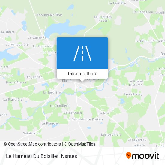 Le Hameau Du Boisillet map