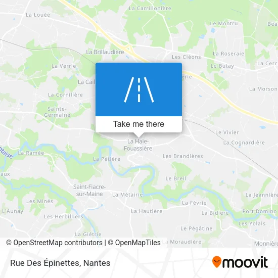 Rue Des Épinettes map