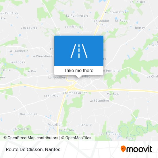 Route De Clisson map