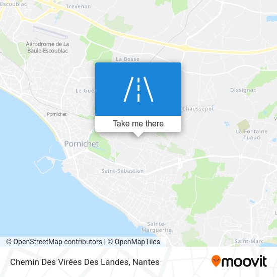 Chemin Des Virées Des Landes map