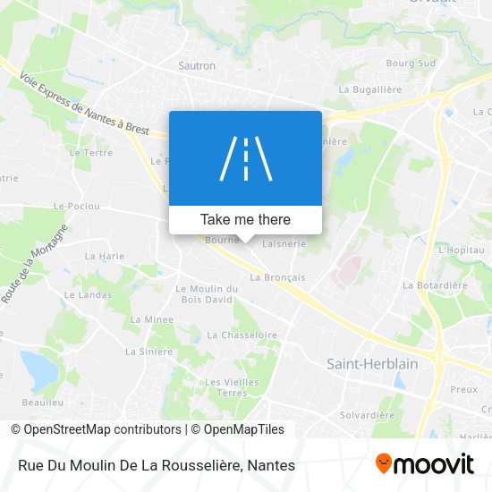 Rue Du Moulin De La Rousselière map