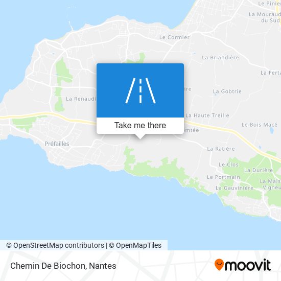 Mapa Chemin De Biochon