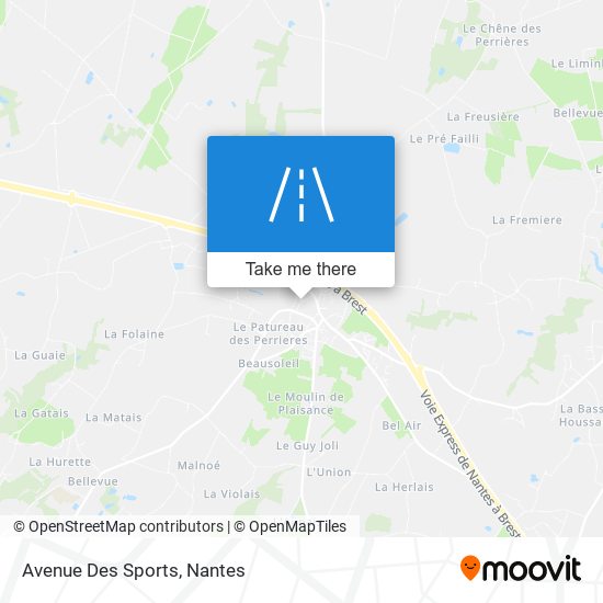 Avenue Des Sports map