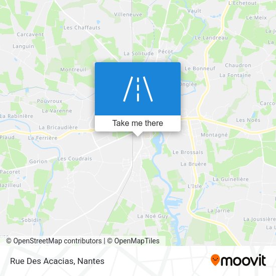 Rue Des Acacias map