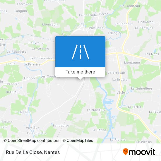 Rue De La Close map