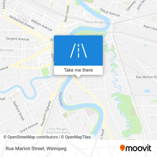 Rue Marion Street map