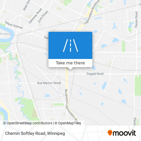 Chemin Softley Road map