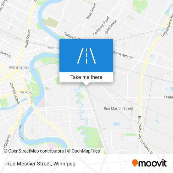Rue Messier Street map