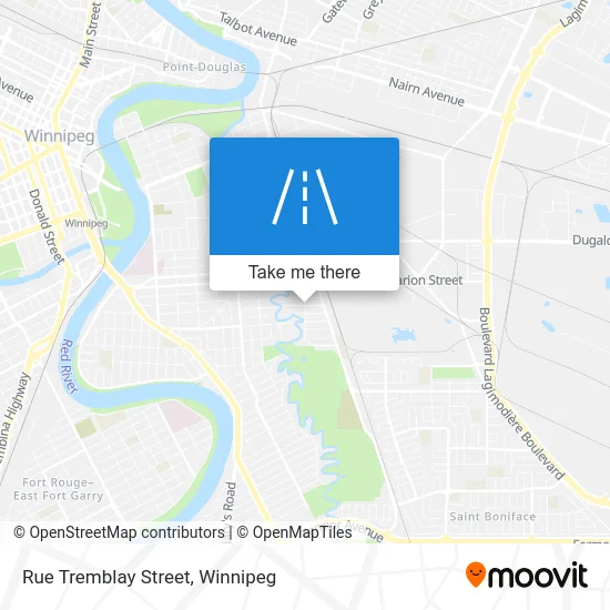 Rue Tremblay Street map