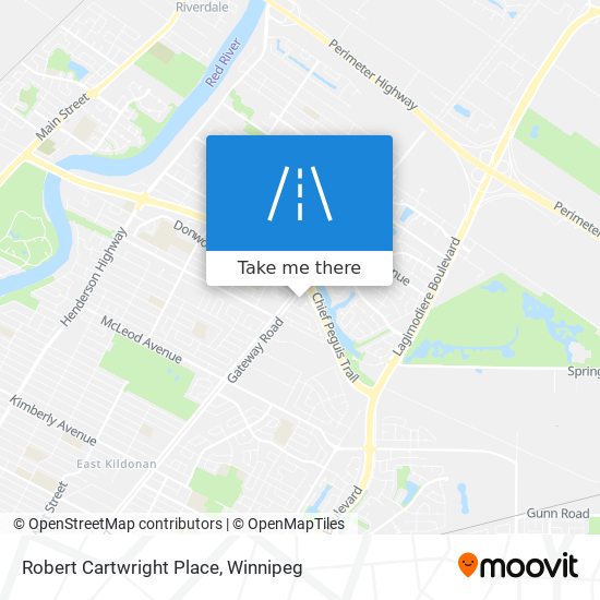 Robert Cartwright Place map