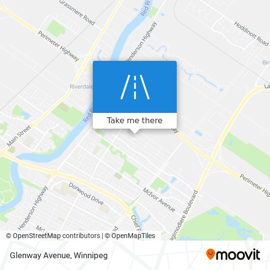 Glenway Avenue map