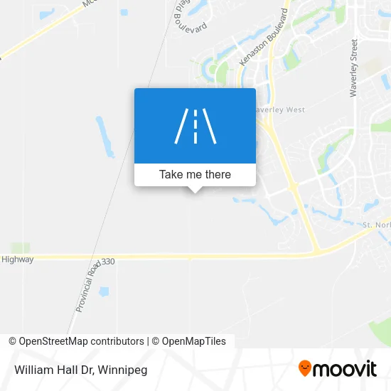 William Hall Dr map
