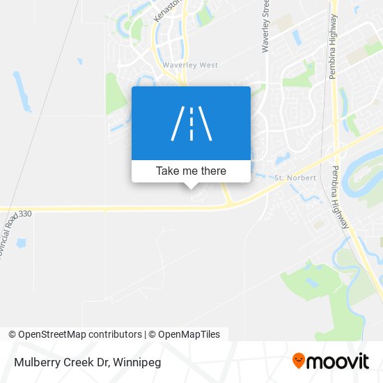 Mulberry Creek Dr map