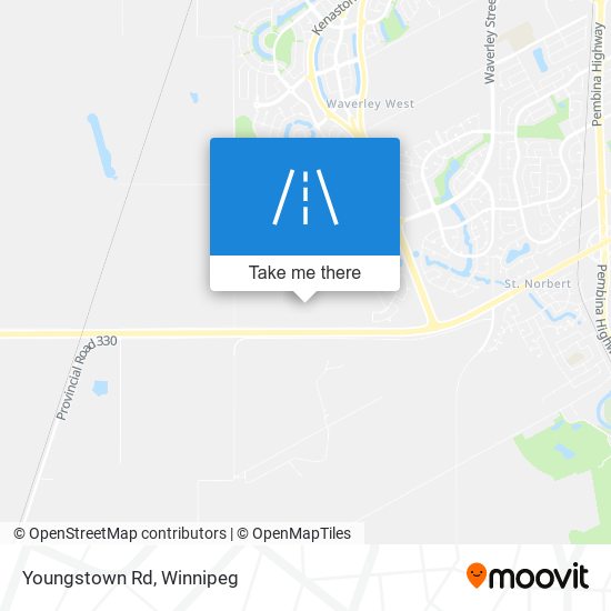 Youngstown Rd map