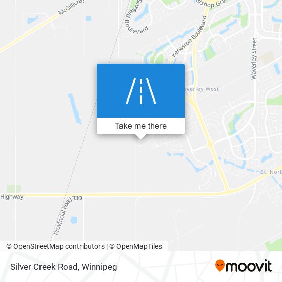 Silver Creek Road map