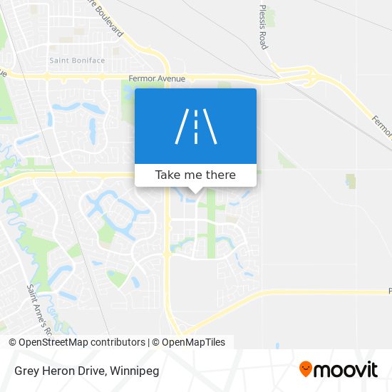 Grey Heron Drive map