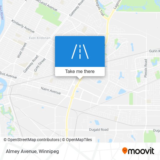 Almey Avenue map