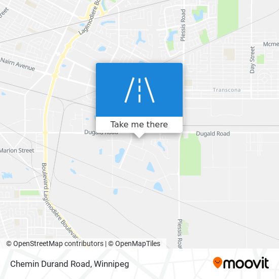 Chemin Durand Road plan