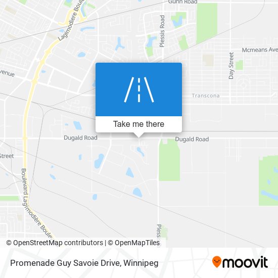 Promenade Guy Savoie Drive map