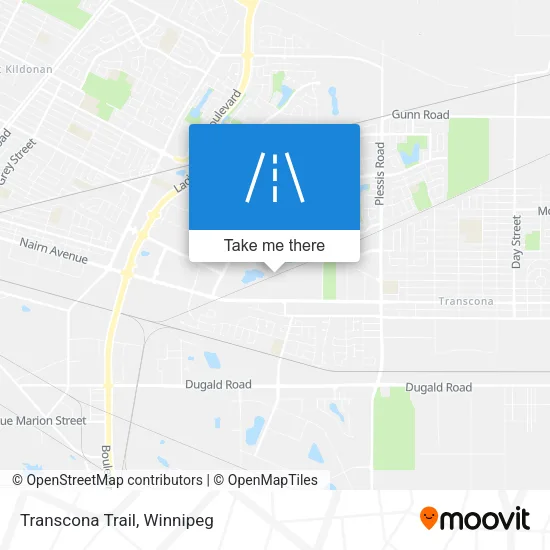 Transcona Trail map