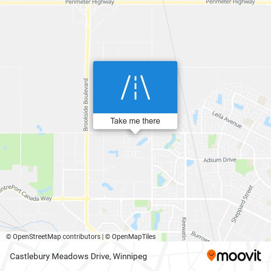 Castlebury Meadows Drive map