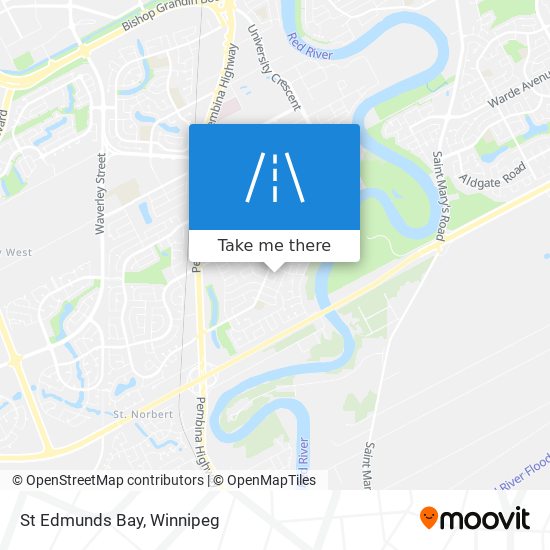 St Edmunds Bay map