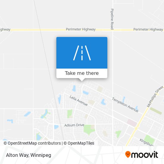 Alton Way map