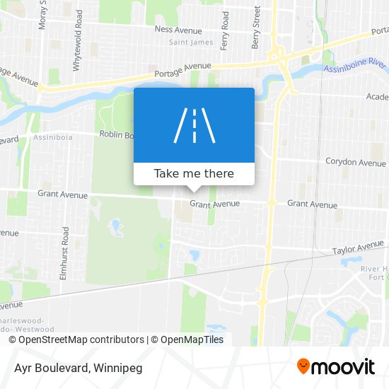 Ayr Boulevard map