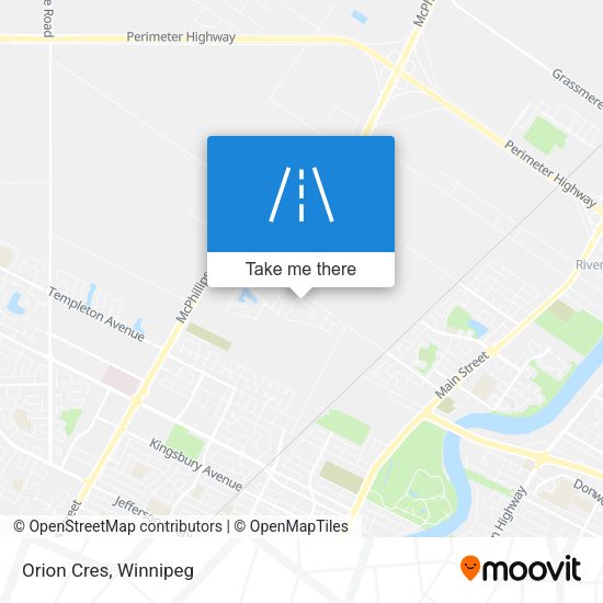 Orion Cres map