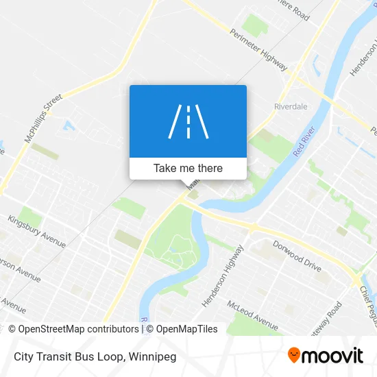 City Transit Bus Loop map